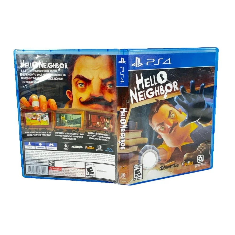Hello Neighbor Sony PlayStation 4 Gearbox Publishing 2018 Tested